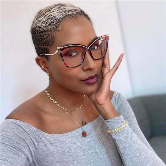 Vooglam Cat Eye Frame Blue Light Blocking Glasses for Women Anti main image 13